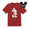 Goldwood Mickey Love SG Silhouette Colourful Glow T-Shirt - Adult