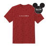 Goldwood Mickey Love SG Singapore Allover Glow T-Shirt - Adult