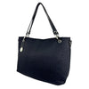 Mel&Co Embossed Nylon Double Handle Bag-Black