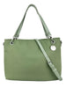 Mel&Co Embossed Nylon Double Handle Bag - Sea Green