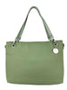 Mel&Co Embossed Nylon Double Handle Bag - Sea Green