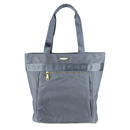 Mel&Co Nylon Tote Bag- Light Grey