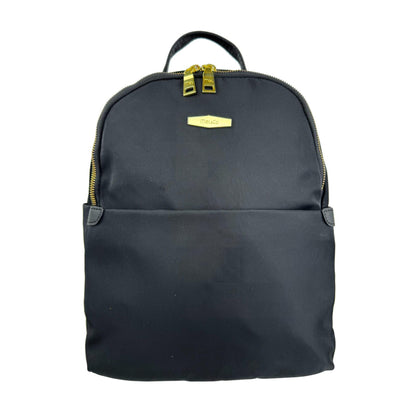 Mel&Co Basic Nylon Round Top Backpack Black