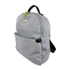 Mel&Co Basic Nylon Round Top Backpack- Grey