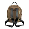 Mel&Co Basic Nylon Round Top Backpack - Light Brown