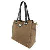 Mel&Co Nylon Double Handle Shoulder Bag-Light Brown