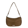 Mel&Co Casual Nylon Shoulder Sling Bag Small-Light Brown