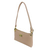 Mel&Co Slim Shoulder Sling Bag Small-Beige