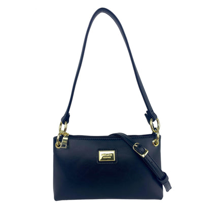 Mel&Co Slim Shoulder Sling Bag Small - Black