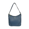 Mel&Co Faux Leather Lightweight Shoulder Bag - Ash Blue (MN294R)