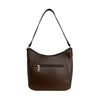 Mel&Co Faux Leather Lightweight Shoulder Bag - Brown (MN294R)