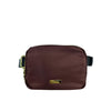 Mel&Co Nylon Single Compartment Waist Pouch-Reddish Brown