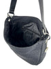 Mel&Co Embossed Nylon Single Handle Bag - Black