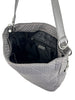 Mel&Co Embossed Nylon Single Handle Bag - Grey