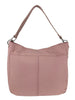 Mel&Co Embossed Nylon Single Handle Bag - Muted Pink