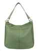 Mel&Co Embossed Nylon Single Handle Bag - Sea Green