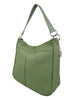 Mel&Co Embossed Nylon Single Handle Bag - Sea Green