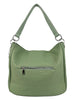 Mel&Co Embossed Nylon Single Handle Bag - Sea Green