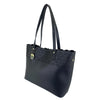 Mel&Co Laser Cut Detail Tote Bag-Black