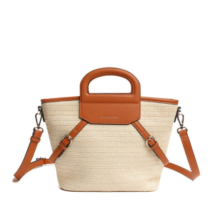 Mac Alyster Riviera Collection Hand on Bag - Cognac