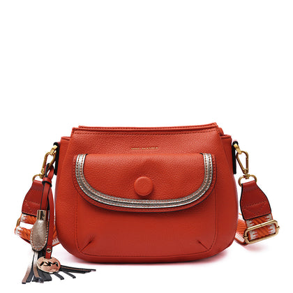 MAC ALYSTER Shoulder cum Crossbody Bag with Detachable Shoulder Strap - Terracotta