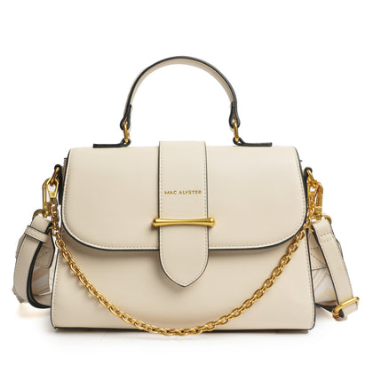 Mac Alyster Desinvolte Metallic Gold Handbag  - Nude