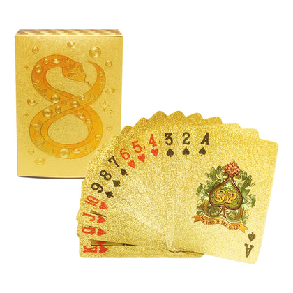 [The Singapore Mint] 2025 Lunar Majestic Snake Gold Foil Playing Cards (R919)