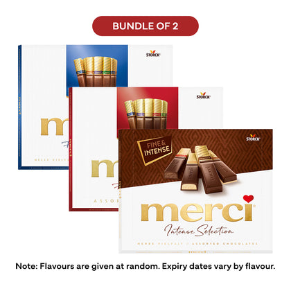[ONLINE EXCLUSIVE Bundle of 2] merci Finest Selection Chocolates Perfect Gift 250g - Assorted (Expiry: NOV-DEC 2026)