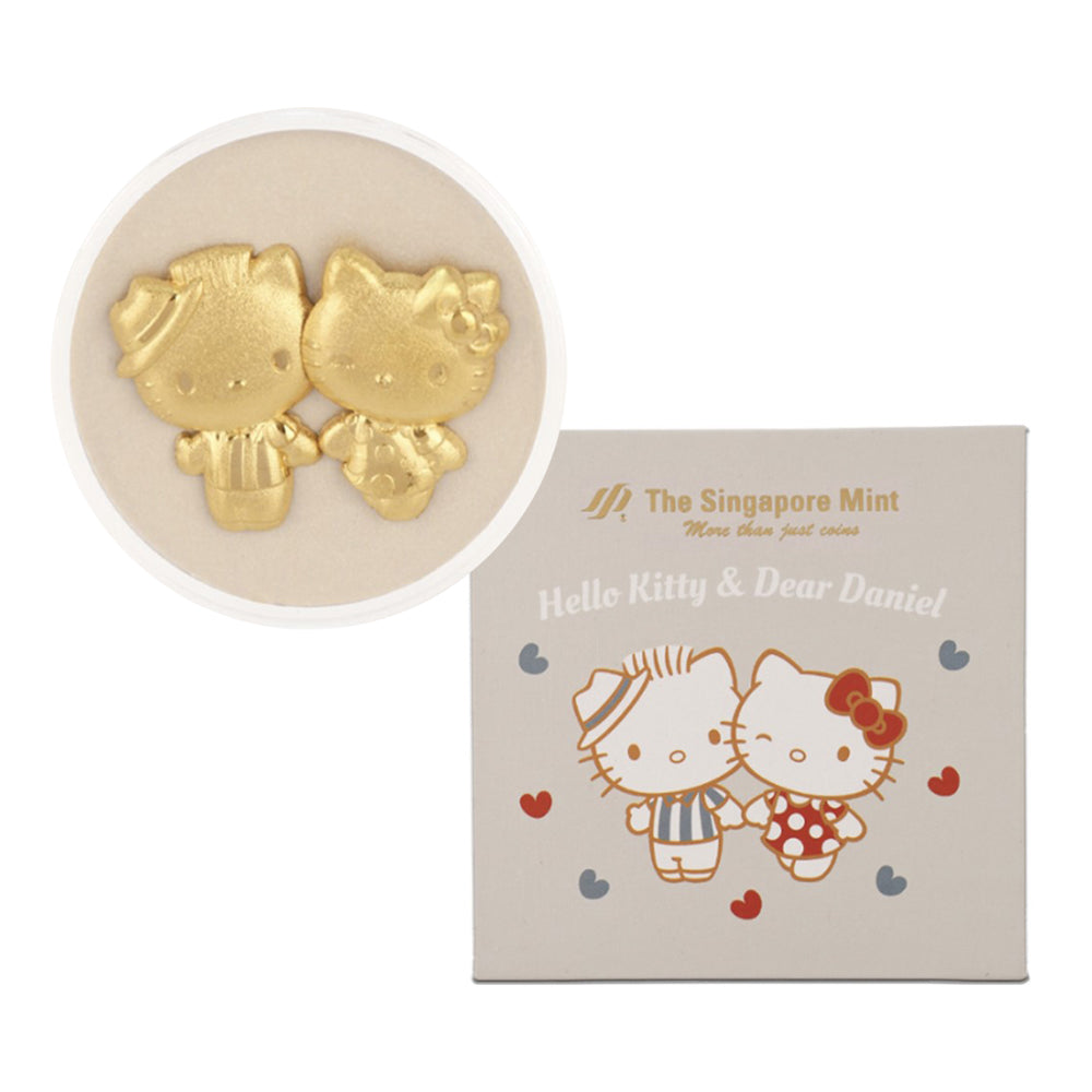 [The Singapore Mint] Sanrio 24K Gold Foil Medallion - Hello Kitty & Dear Daniel / My Melody & My Sweet Piano / Little Twin Stars