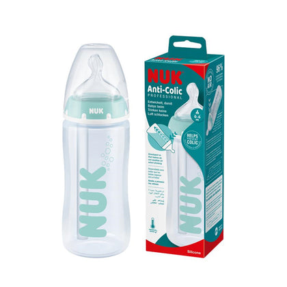 NUK Anti-Colic Professional Temperature Control Baby Bottle with Silicone Teat 300ml - Pooh