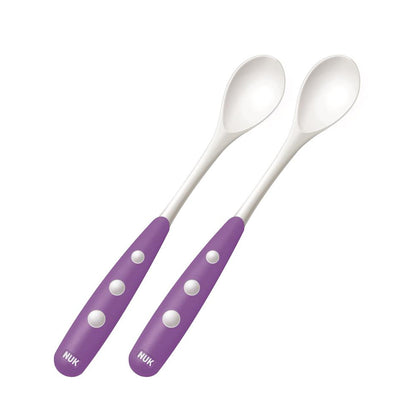 NUK Easy Learning Feeding Spoon 2pcs-pack - Purple