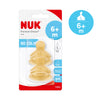 NUK Premium Choice Latex Teat 2-pack - 6 months+ (L size)