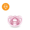 NUK Sensitive Silicone Soother Pacifier - 0-6 months - Pink