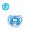 NUK Sensitive Silicone Soother Pacifier -6-18 months - Blue