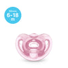 NUK Sensitive Silicone Soother Pacifier -6-18 months - Pink