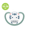 NUK Space Silicone Soother Pacifier 1pc-box - 18-36 months - Zebra