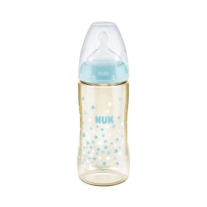 NUK Premium Choice PPSU Temperature Control Bottle with Silicone Teat 300ml - Stars