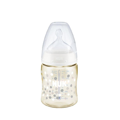 NUK Premium Choice PPSU Temperature Control Bottle with Silicone Teat 150ml - Dots