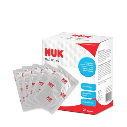 NUK Oral Wipes - 25 Sachet/ Box