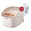 ZOJIRUSHI 0.5L Micom Fuzzy Logic Rice Cooker + FREE Rice Stocker