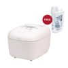 ZOJIRUSHI 1L Micom Rice Cooker (FREE Rice Stocker) - White