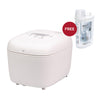 ZOJIRUSHI 1.8L Micom Rice Cooker (FREE Rice Stocker) - White