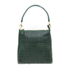 SANCHŌ Genuine Crocodile Leather Top Handle Bag - Green