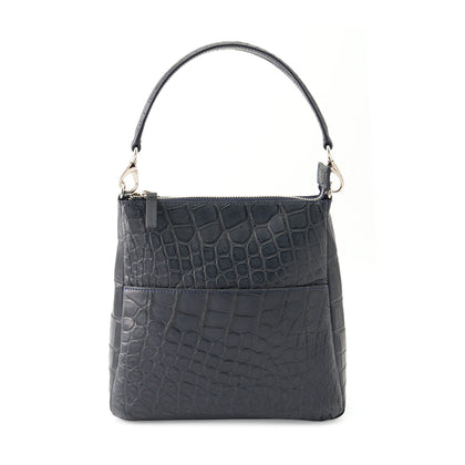 SANCHŌ Crocodile Leather Shoulder Bag