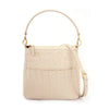 SANCHŌ Genuine Crocodile Leather Tote cum Crossbody Bag - Silk