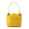 Sancho Genuine Crocodile Leather Shoulder Bag - Lemon