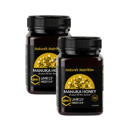 Nature's Nutrition Manuka UMF 15+ 500g - Bundle of 2