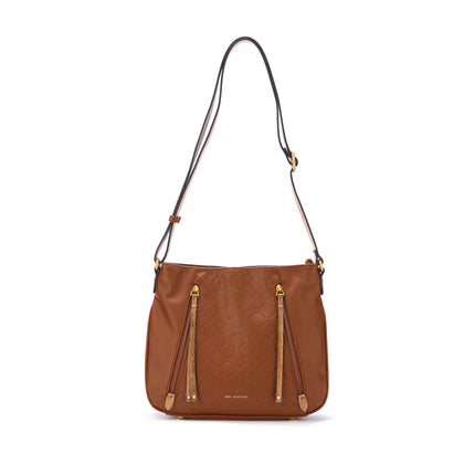 Mac Alyster Monogram Besace Bag - Cognac