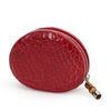 SANCHŌ Genuine Crocodile Leather Coin Purse - Red
