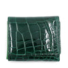 SANCHŌ Genuine Crocodile Leather Wallet - Emerald Green